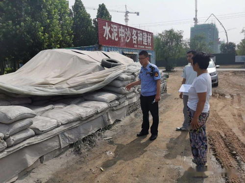 广饶街道市场监管所开展水泥领域专项执法检查